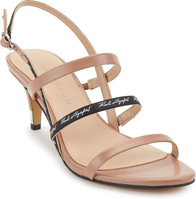 KARL LAGERFELD Women's Cieone Ankle Strap Heel
