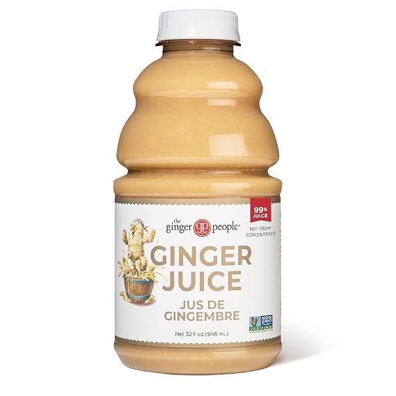 99% Pure Ginger Juice by The Ginger People Digestive Health, Premium Quality, 32 Fl Oz Bottle (Pack of 1)