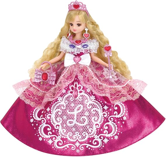 Licca-chan Doll Yumimiru Princess Pink Glitter Licca-chan