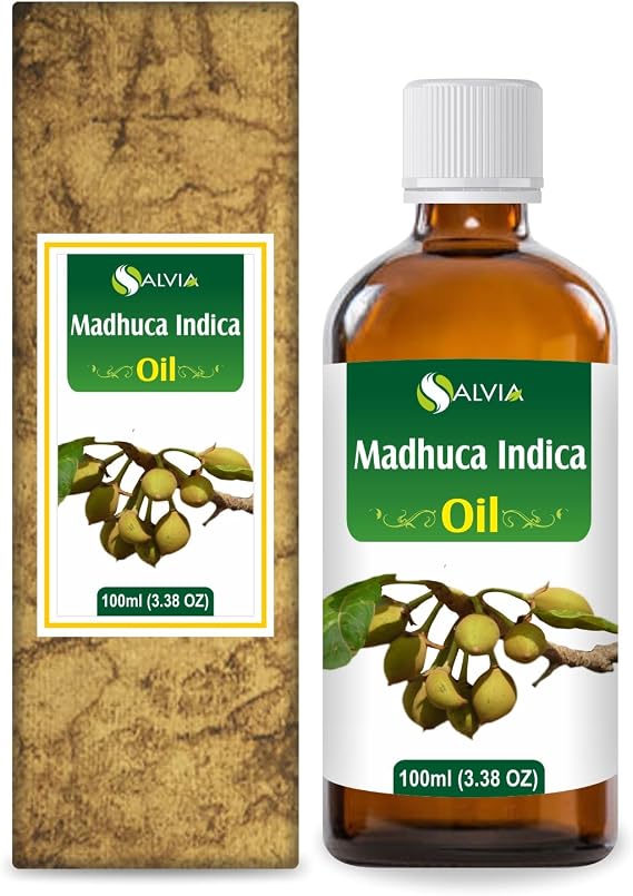 Madhuca Indica Oil (Mahua) 100% Natural & Pure Undiluted Uncut Cold Pressed Carrier Oil Perfect for Aromatherapy Therapeutic Grade - 100 ML