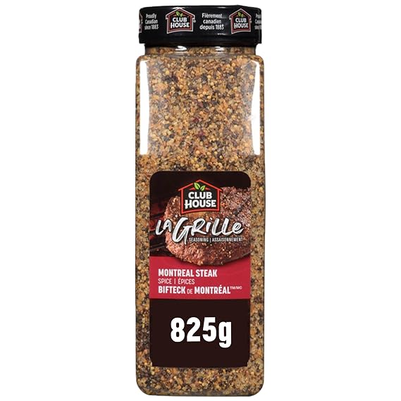 Club House La Grille Montreal Steak Spice, 825 Grams/29.10 Ounces {Imported from Canada}