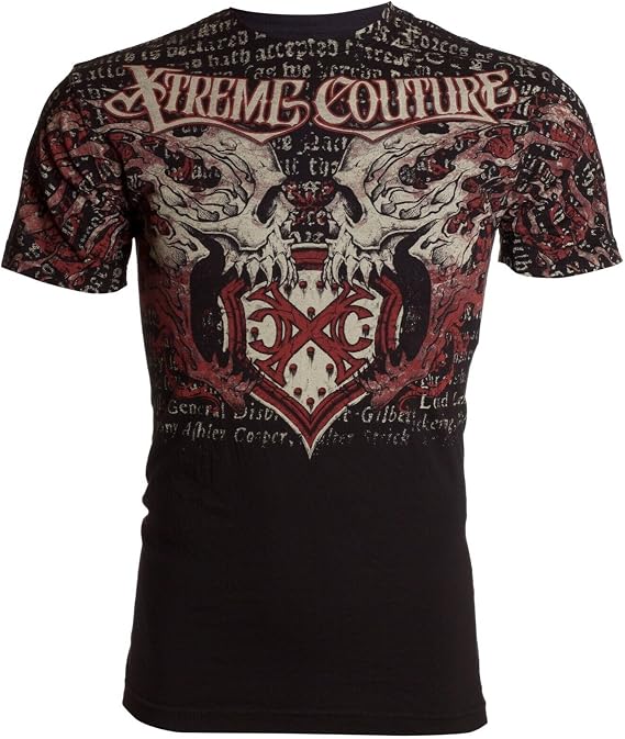 Xtreme Couture by Affliction Men's T-Shirt Lightning Black