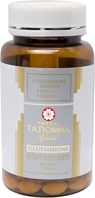 10 Bottles of Tatiomax Gold Glutathione Lightening Gel Capsules with Collagen & Vitamin C