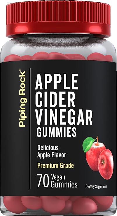 Piping Rock Apple Cider Vinegar Gummies | 70 Count