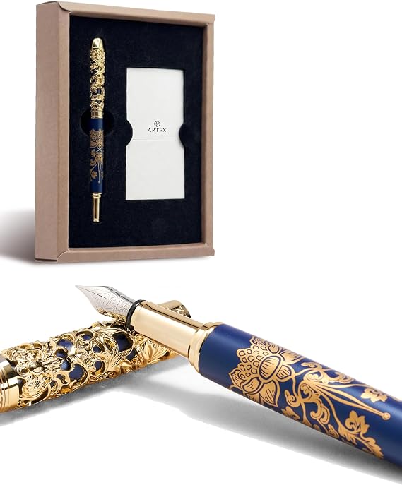 ARTEX x National Palace Museum Gold Lotus Fountain Pen Gift Set