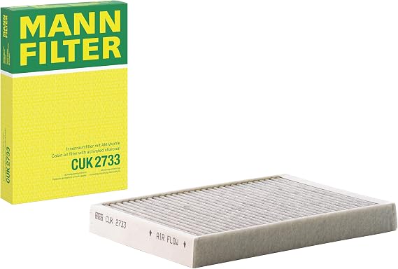 Mann-Filter CUK 2733 Cabin Filter With Activated Charcoal for select Volvo S80 models