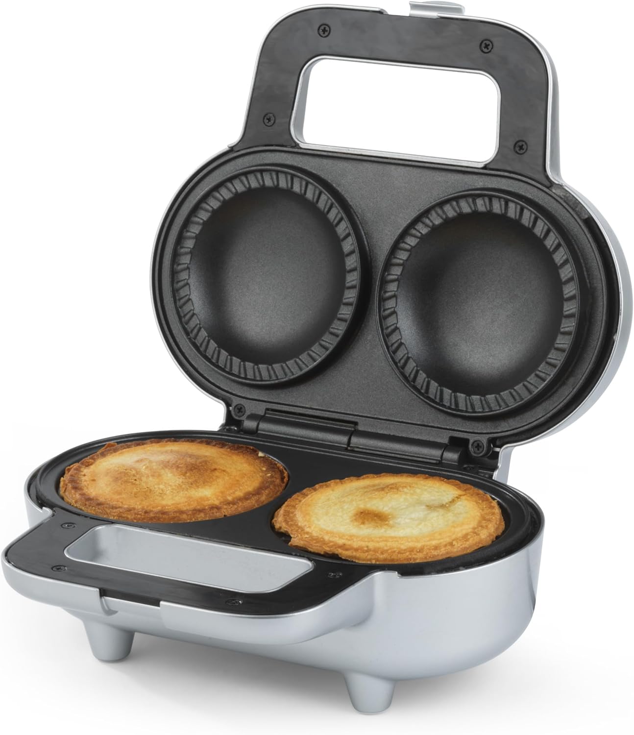 Giles &amp; Posner EK4082G Deep Fill Pie Maker – Double Non-Stick Pie Making Machine, Electric Twin XL Pies 9cm Diameter &amp; 7cm Depth, Easy Clean, Crimping Edge, Homemade Sweet/Savoury Pies, 900 W