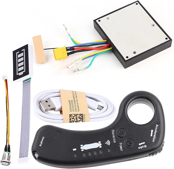 Electric Skateboard Longboard Dual Drive ESC Substitute Control Mainboard with LED Indicator Displays Status,Adjustable 4 Speed Modes