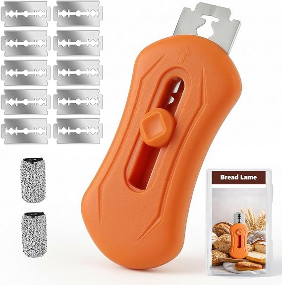Magnetic Bread Lame, Upgraded Scoring Tool with 10 Razor Blades