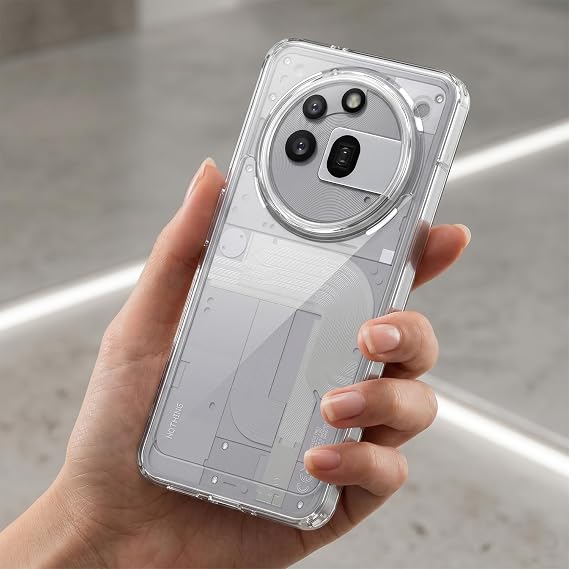 Nothing Phone (3a) Pro Kılıf Kamera Korumalı Darbe Emici Şeffaf Arka Kapak Tam Şeffaf