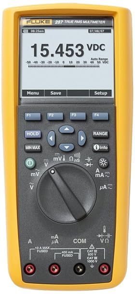Fluke - 287CAL 287 True-RMS Electronics Logging Multimeter with TrendCapture with a NIST-Traceable Calibration Certificate with Data
