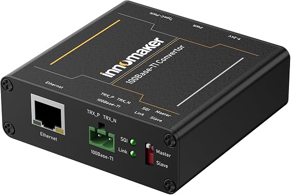 100BASE Ethernet Media Converter Device 2-Wire Ethernet 100BASE-T1 to Fast 100BASE-TX Automotive IEEE Compliant with 100Mbit/s Fullduplex Transmit