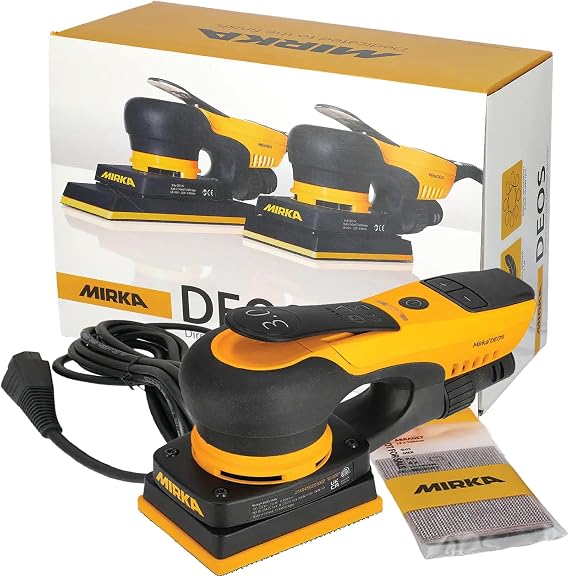 Mirka DEOS Electric Handheld Sander 3x4 Orbital 3mm Orbit