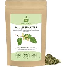 IDDA Herbal Mulberry Leaf Tea 100g 3.5 oz, Dried and Cut Mulberry Leaves, Herbal Loose Leaf Tea