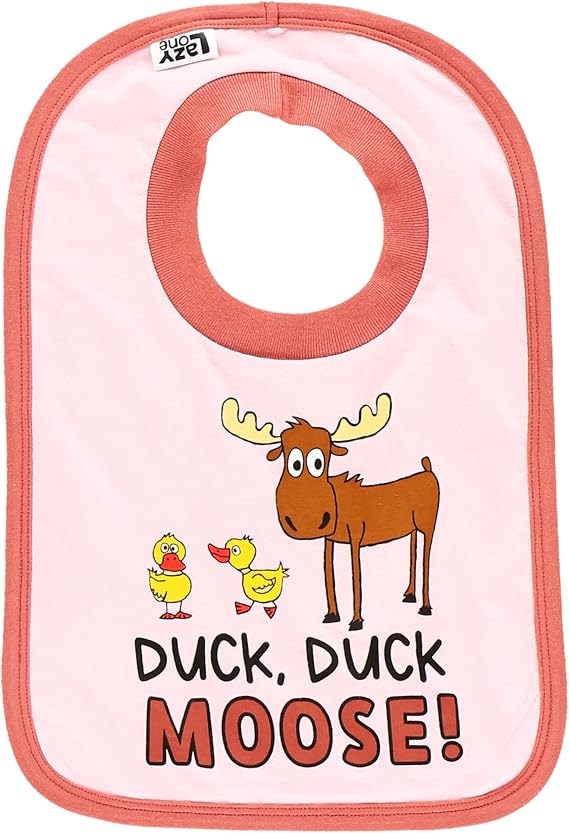 LazyOne Animal-Print Baby Bibs, Cute Baby Shower Gifts