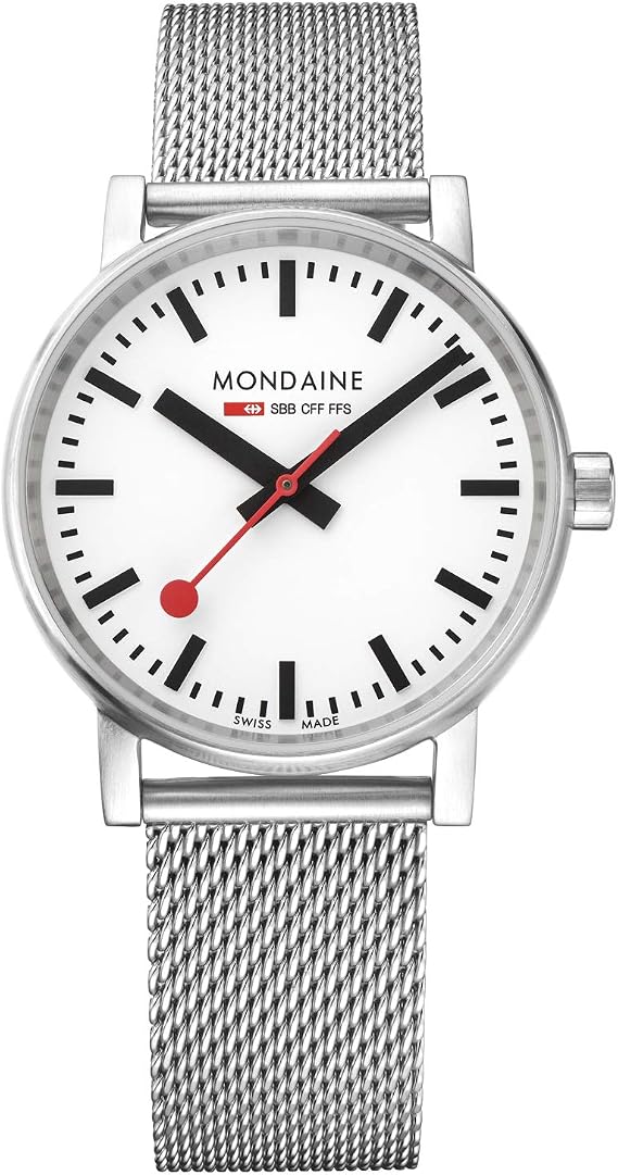 Mondaine Unisex Analogue Watch Evo2, 35 mm