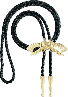 Vintage Bolo Tie for Men Western Cowboy Cowgirl Rodeo American Flag Eagle Bolo Tie for Women