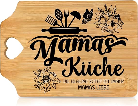 Gifts for Mum Bamboo Chopping Board Mother's Day Gifts for Mum for Christmas Birthday Best Mum Gifts Wooden Chopping Board (Mummy New)