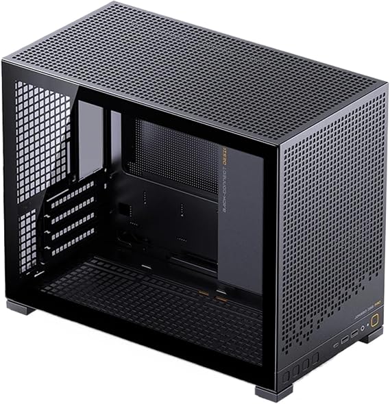 Compatible for Jonsbo - D32 STD/PRO Mini PC Case, MINI-ITX/MATX Support, ATX/SFX PSU, 240 Water Cooling Office Desktop Chassis(D32 PRO Black)