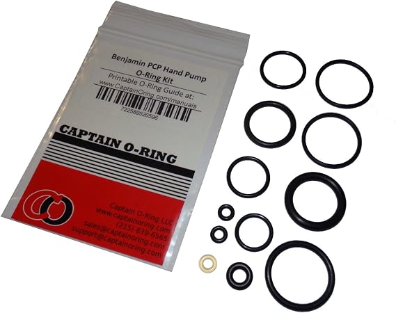 Captain O-Ring - Benjamin & Air Force PCP Hand Pump ORing Rebuild Kit (Polyurethane Piston O-Ring Upgrade)