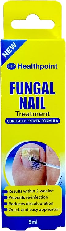 Healthpoint Fungal Nail Treatment For Toenails, Extra Strong Clinically Proven Formula, Antifungal Nail Care For Discoloured Nails, Protects Thick Broken Nails, Prevents Spread Of Infection, 5ml