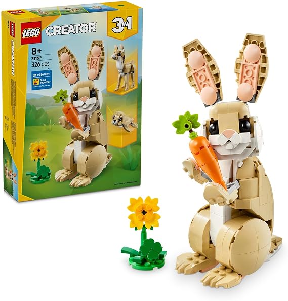 LEGO Creator 3’ü 1 Arada Sevimli Tavşan 31162