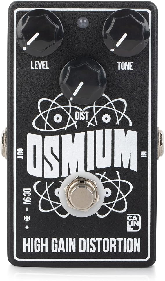 Caline CP-501 Osmium High Gain Distortion Guitar Effect Pedal for Electric Guitar and Bass