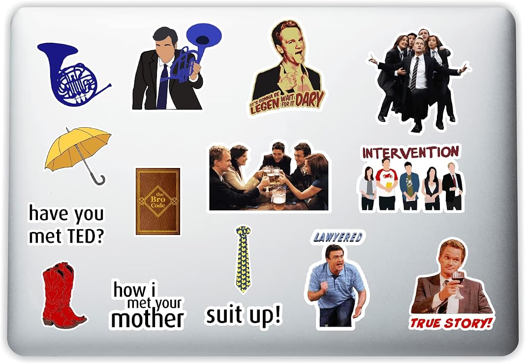 How I Met Your Mother Laptop Notebook Tablet Telefon Sticker Set 007