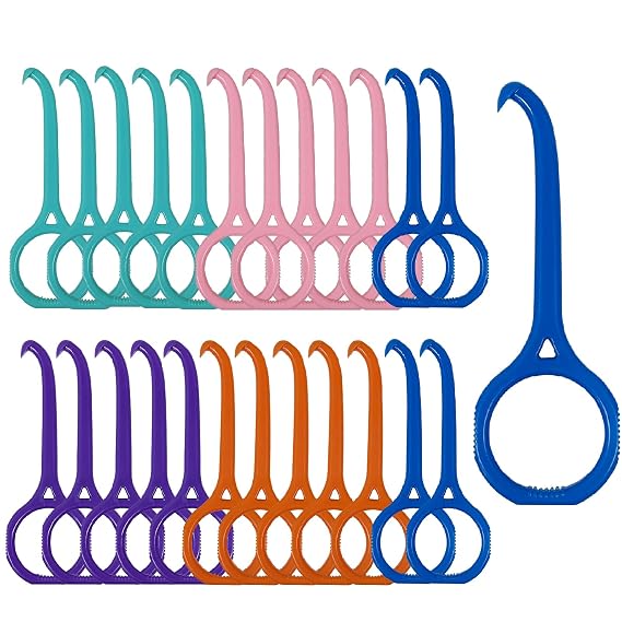 25PCS Aligner Remover Tool for Invisalign,Aligner Tooth Hook | Clear Aligner Removal Tool,Plastic Hook for Invisible Braces,Use Convenient Orthodontic Tools(Mix Colors)