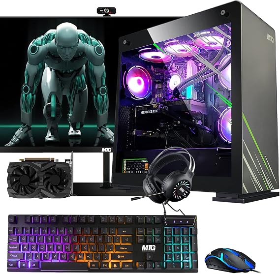 MTG Aurora Max Gaming PC, i5-12 32GB ARGB RAM, 256GB Nvme|4TB HDD, Win 11