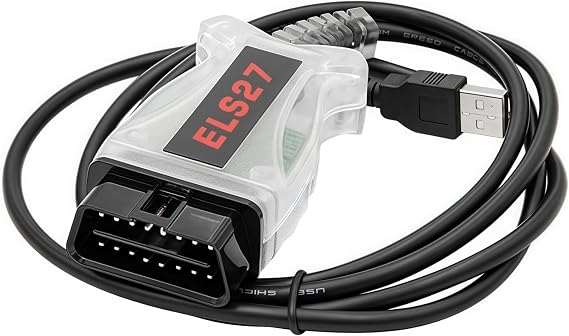 ELS27 Diagnostic Cable Compatible for Ford Mazda Lincoln and Mercury Car, Compatible for FORScan ELMconfig FF2 Foccus ScanMaster ELM v2.1 and Scantool.net. (PIC24HJ128 Chip)