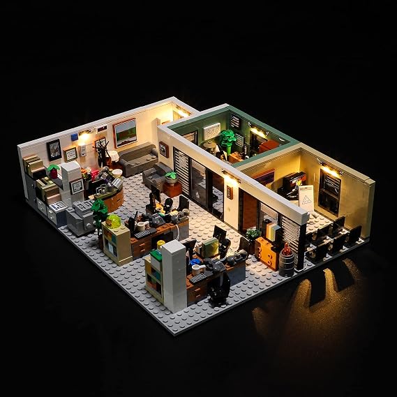 YEABRICKS LED Light for Lego-21336 Ideas The Office Building Blocks Model (Lego Set NOT Included)