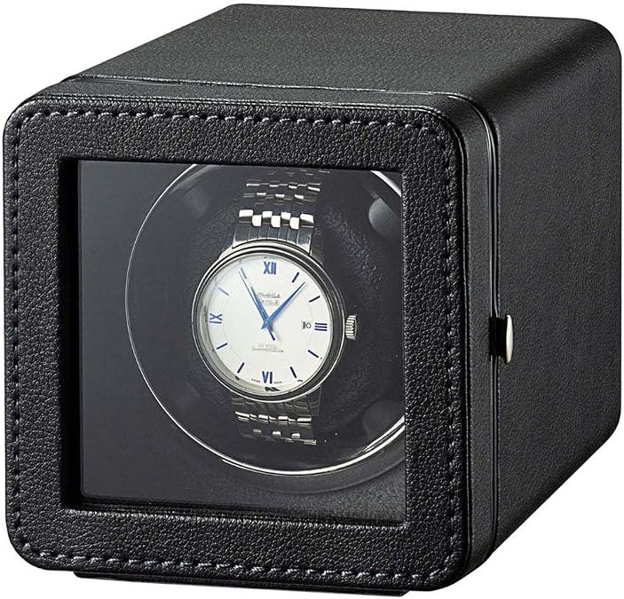 Single Watch Winder for Automatic Watches Premium Motor with Multiple Speeds Rotation