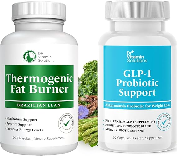 Thermogenic Fat Burner and GLP-1 Probiotic Appetite Suppressant 90 Capsules