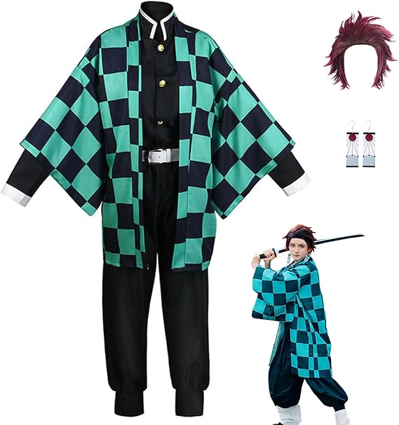 UZAIN Giyuu Cosplay Kimono Outfit Rengoku Anime Kamado Cosplay Uniform Suit Costume Halloween Party
