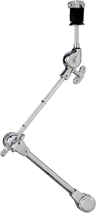 ddrum MDBL Mercury D-Bone Long Accessory Boom Arm | Extended reach for splash and effects placement, expands your setup without extra stands, solid gig-ready build