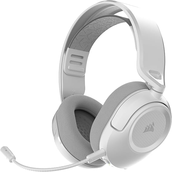 Corsair HS35 v3 Wireless Gaming Headset with Mic White