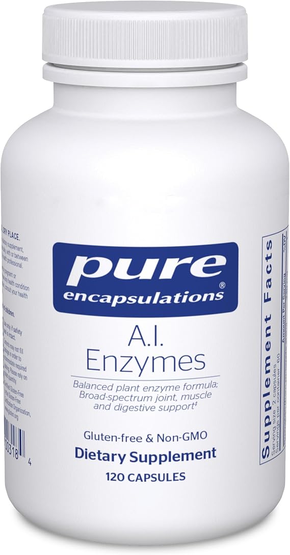 Pure Encapsulations A.I. Enzymes, 120 Capsules