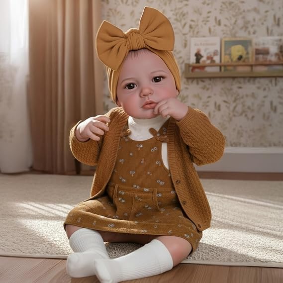 BABESIDE Reborn Baby Dolls Girl, 20 Inch Realistic Newborn Baby Doll