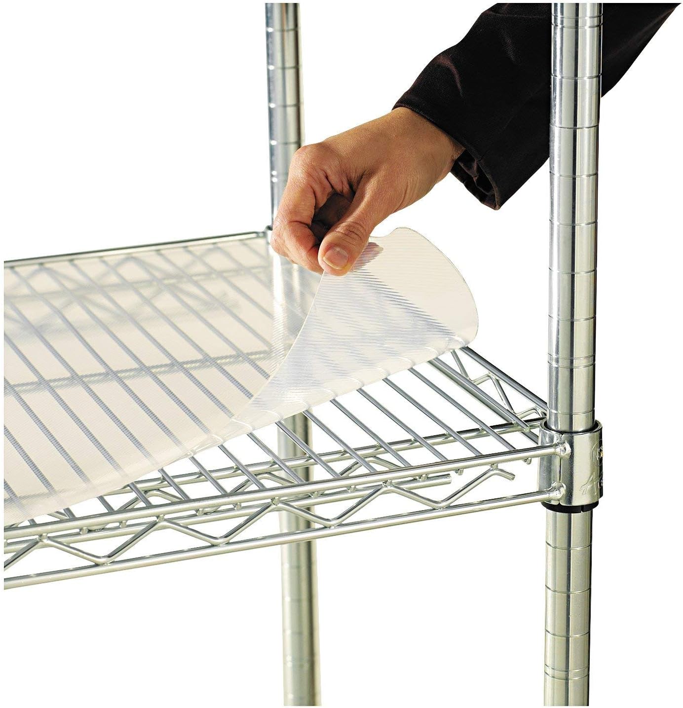 Alera ALESW59SL3618 Plastic 36 in. x 18 in. Shelf Liners for Wire Shelving - Clear 4Pack