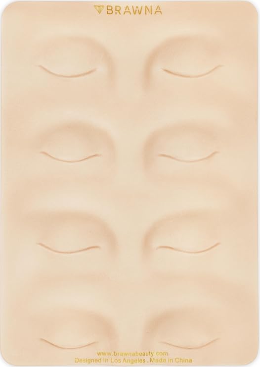 3D Eyebrow PMU Practice Skin - Eyeliner Practice Skin - 4 Different Shapes - PMU Supplies