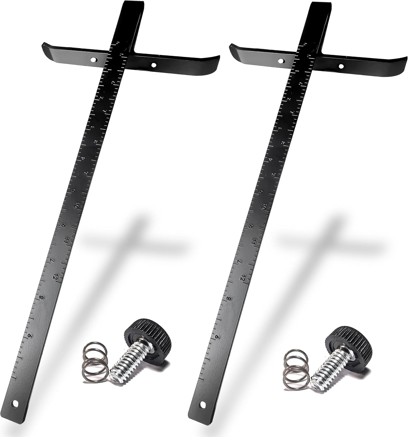 Rip Fence Guide Kit Replacement for Circular Saw, Edge Guide Cordless with Round Head Stop Screw And Spring (Black)