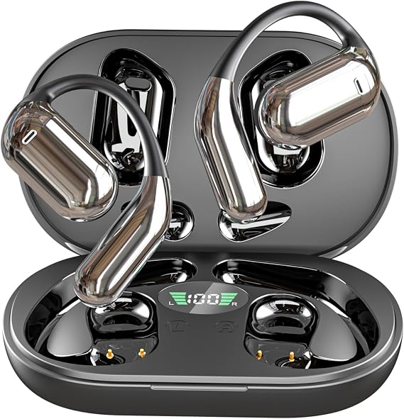 Language Translator Earbuds, Real Time Translation Earbuds in 144 Languages, Bluetooth Earbuds AI Smart Language Translator Device for Travel Business, Clear Sound for Translation