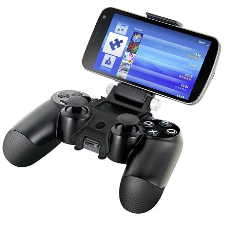 Nyko - Smart Clip Plus Smartphone Attachment Clip for PlayStation 5 | DUALSENSE Controller Smartphone Holder | Fully Adjustable Viewing Angle | Smartphone Gaming Mount | iPhone/iOS