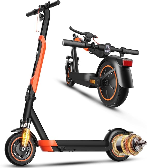 Electric Scooter Adults, 800W Motor, Max 21 Mph & 22 Miles Range,10" Tires