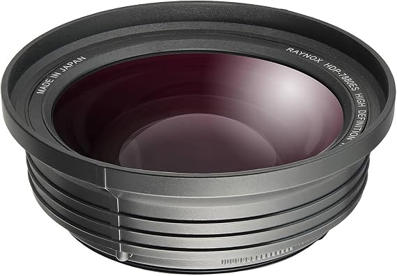 Raynox HDP-7880ES 0.79x Wide-Angle Conversion Lens Compatible to the Latest 4K/HDV Camcorders (55mm-62mm Filter Size)