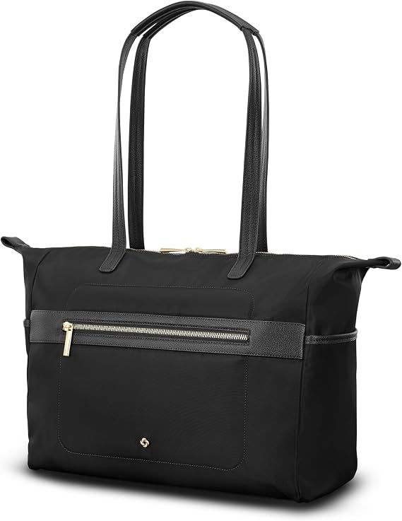 Samsonite Mobile Solution 2 Tote - Laptop & Work Tote with Padded Laptop Sleeve, Organizer Pockets, StackIt Strap