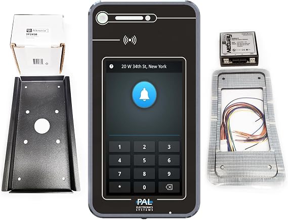 PAL VPS Video Panel System Kit Black Case (PAL-VPS-B) with Altronix NetWay1X PoE Injector (PAL-VPS-POE) + Required Annual Service Pack (PAL-VPS-SERPAC)