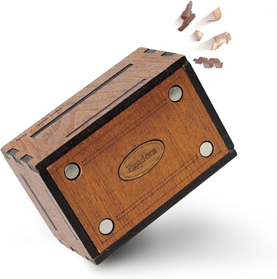 Logica Spiele Art. Pandora Box - Secret Box - Difficulty 5/6 Incredible - Gift Box - Thinking Game - Puzzle Game