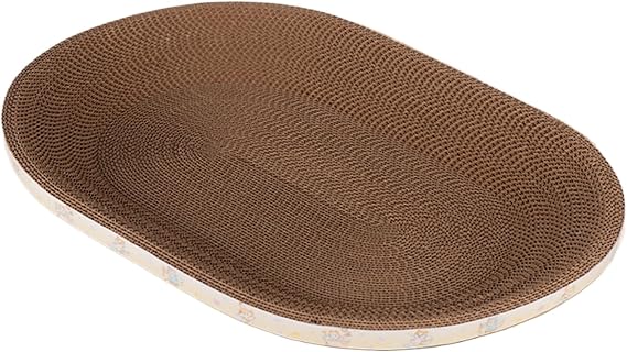 Cat Scratching Board Comfortable Breathable Corrugated Pet Supplies | Cat Scratcher Bed Pet Supplies for Small Large Kitten Play Indoor Outdoor Home Living Room Floor Cage